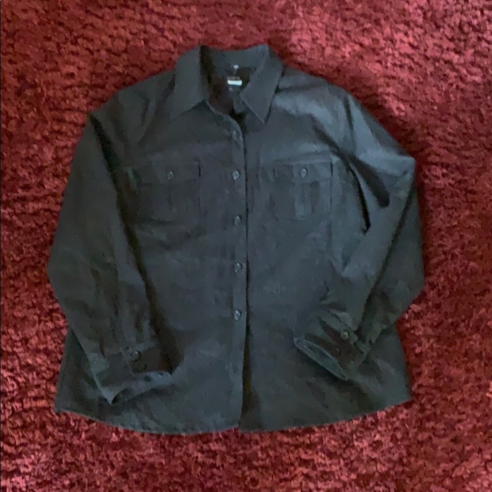 J. Crew Gray Button Down Shirt Wool Large firm price
